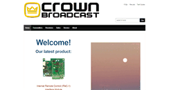 Desktop Screenshot of crownbroadcast.com